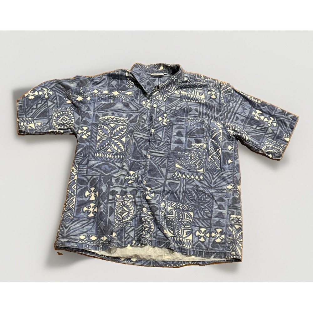 Vintage Billabong Camp Shirt XL Aloha Hawaiian Button Up Surf 80s 90s